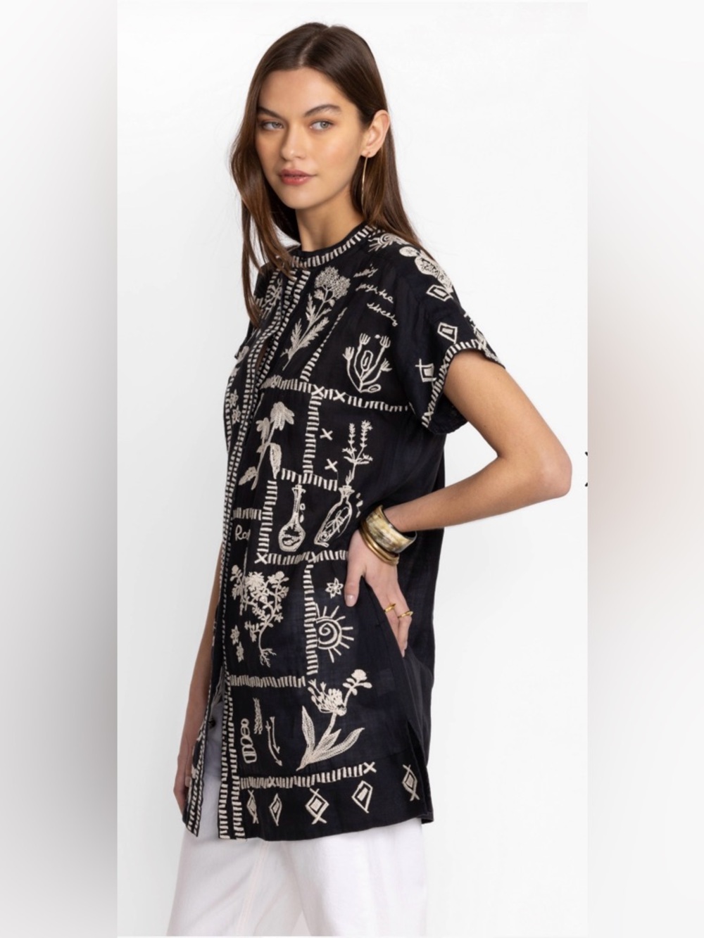 Johnny Was Botanique Dolman Tunic - Picture 3 of 11